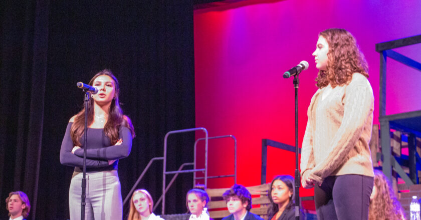 Students debate political issues in annual history assembly