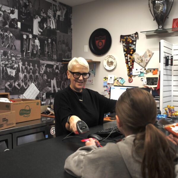 Ms. DelGrande Fosters Community by Managing School Store