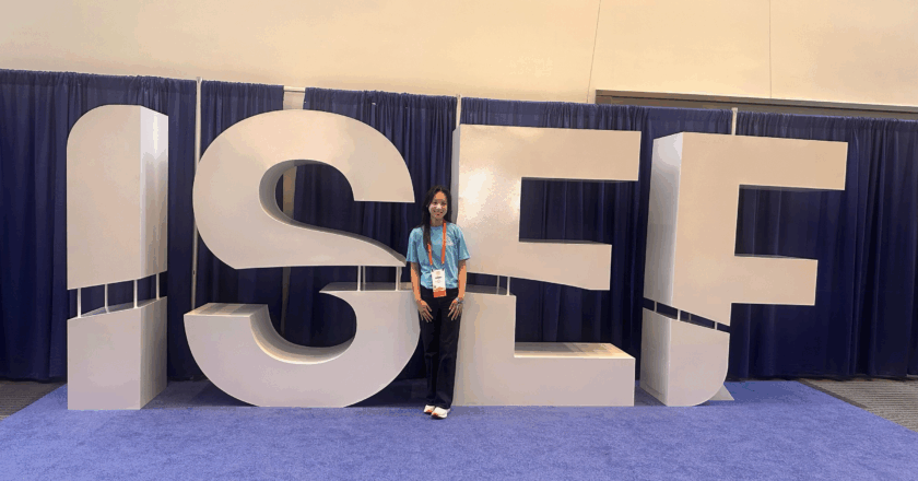 Audrey Yu competes in international science fair