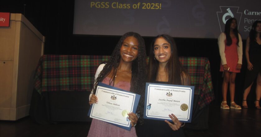 Idahosa ‘26 attends PA Governor’s School for the Sciences