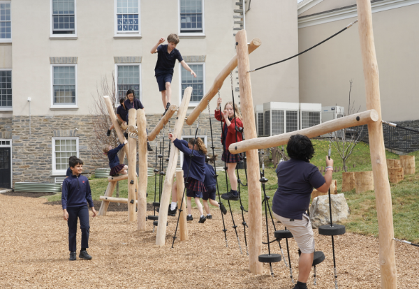 Lower school launches new playgrounds for students