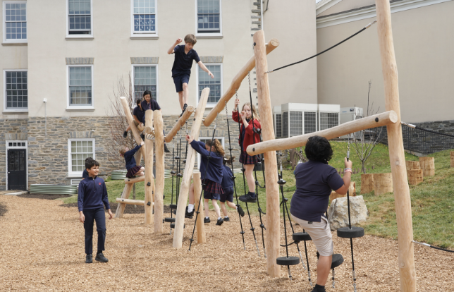 Lower school launches new playgrounds for students