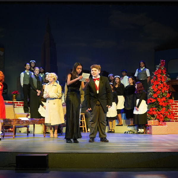 Amara Nadiga attends Broadway program in New York City